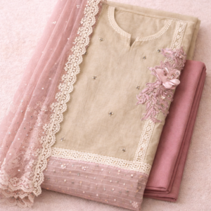 Orgenza shuttle lace patch work