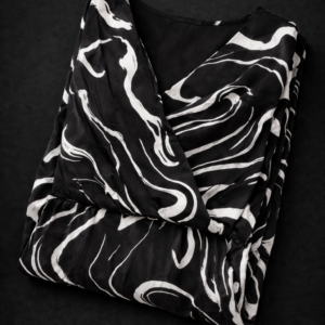 Printed sheffon short tunic