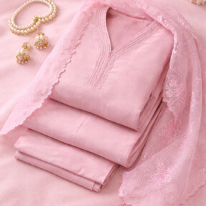 Shimmer silk kurta sett