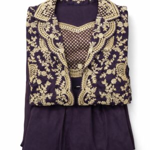 Blouse with blazer silk