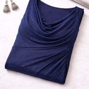 Navi blue long dress
