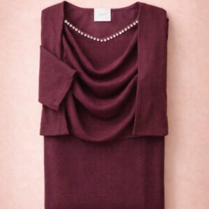 Shimmer velvet long dress