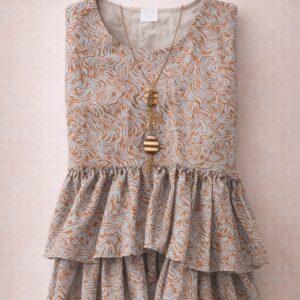 Chiffon three layer frock