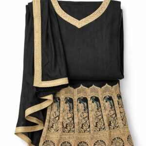 Anarkalli suit with jafra