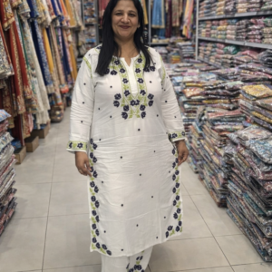 Pure cotton kashmiri work