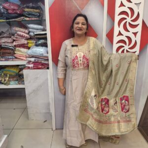 silk frock suit