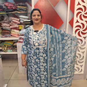 Pure Cotton Printed Suit